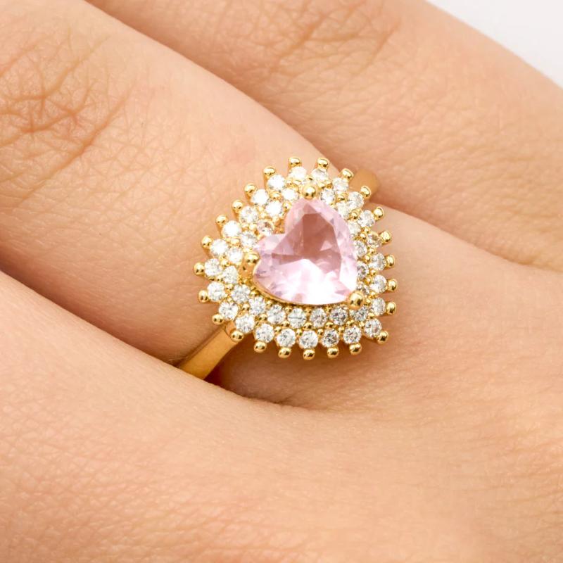 Comprar Anillo Corazon Rosa en Electroshopy
